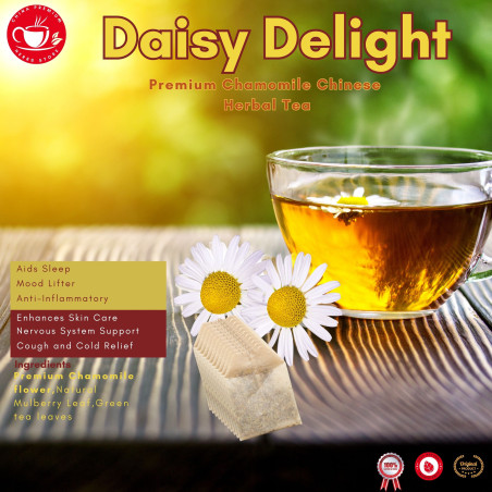 Daisy Delight (Premium Chamomile Chinese Herbal Tea)